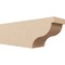 Ekena Millwork 6in. W x 8in. H x 24in. L Garner Woodgrain TimberThane Rafter Tail, Primed Tan RFTUR06X08X24GARRCPR - alternate 1